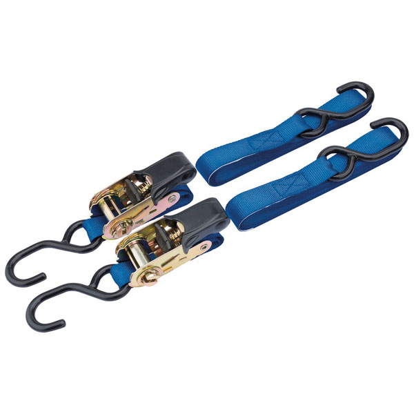 Draper 60964 250kg Ratcheting Tie Down Straps (3.5M x 25mm) (2 Piece)