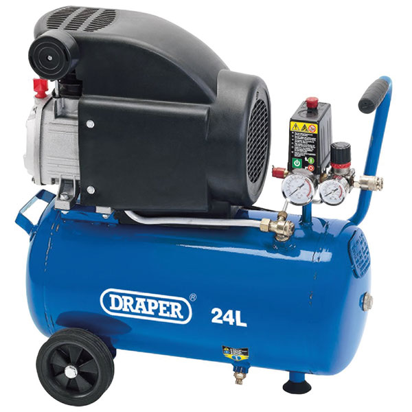 Slide Draper 24980 24L Air Compressor (1.5kW)