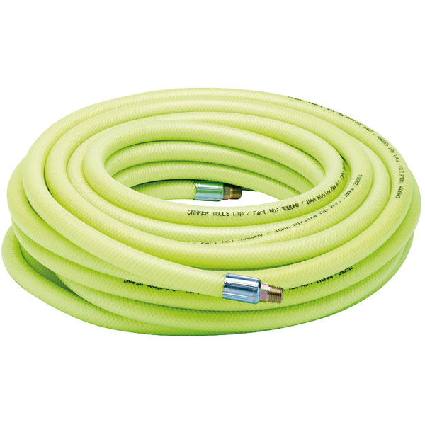 Draper 23192 15.2M x 1/2" BSP 13mm Bore High-Vis Air Line Hose