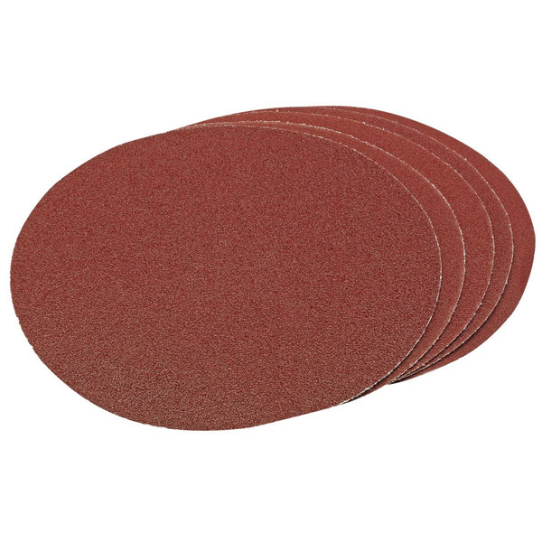 Draper 23358 Five 200mm 100 Grit Hook and Eye Backed Aluminium Oxide
