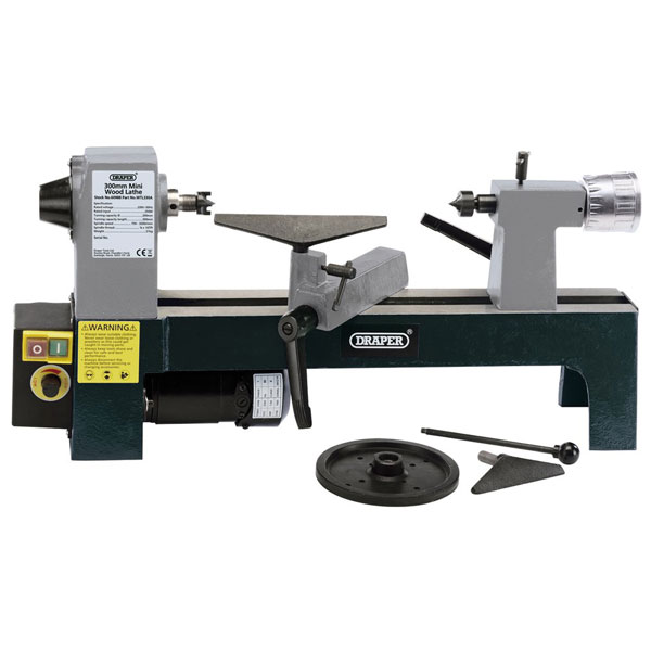  60988 Variable Speed Mini Wood Lathe (250W)