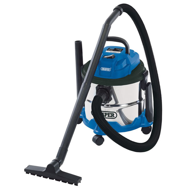  20514 15L Wet and Dry Vacuum Cleaner with Stainless Steel Tank (1250W)