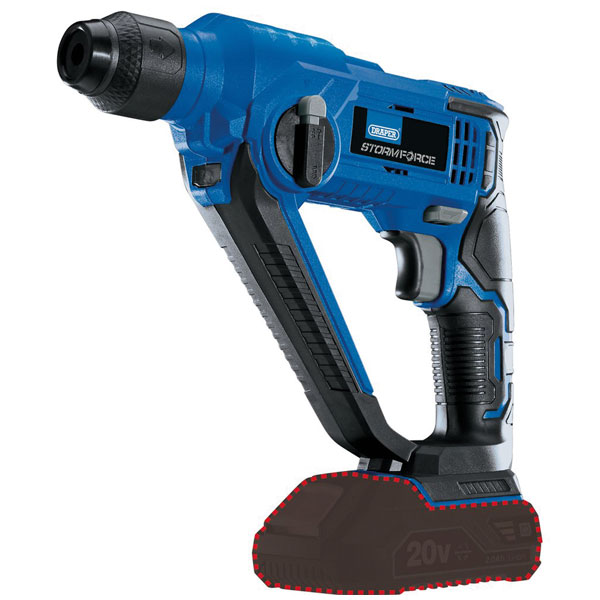 Draper 89512 Storm Force® 20v Sds Rotary Hammer Drill Bare