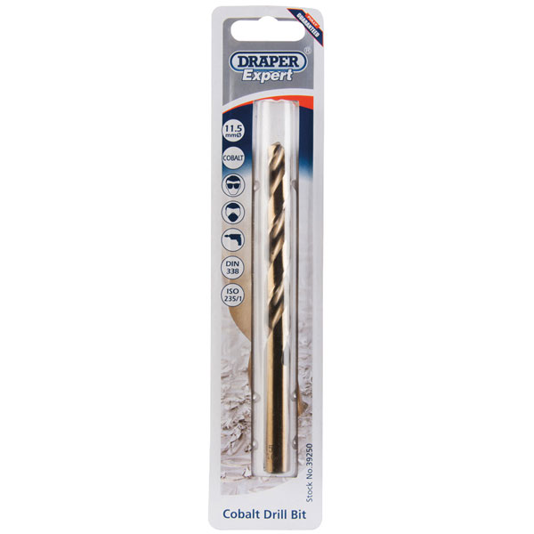 Draper Expert 39252 12.4mm HSS Cobalt Drill