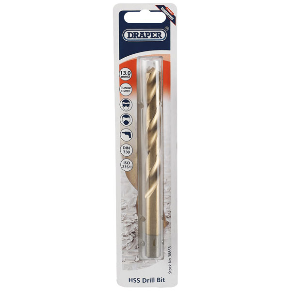 Draper 38832 4.5mm HSS Titanium Drill Bit