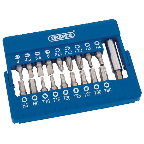 Click to view product details and reviews for Draper 82393 Magnetic Bit Holder Set 19 Piece.