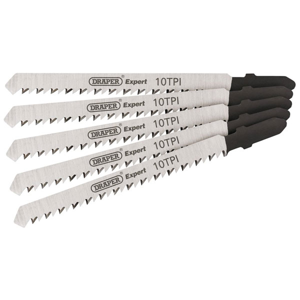 Draper 81718 DT101BR 100mm Jigsaw Blade Set (5 Piece)