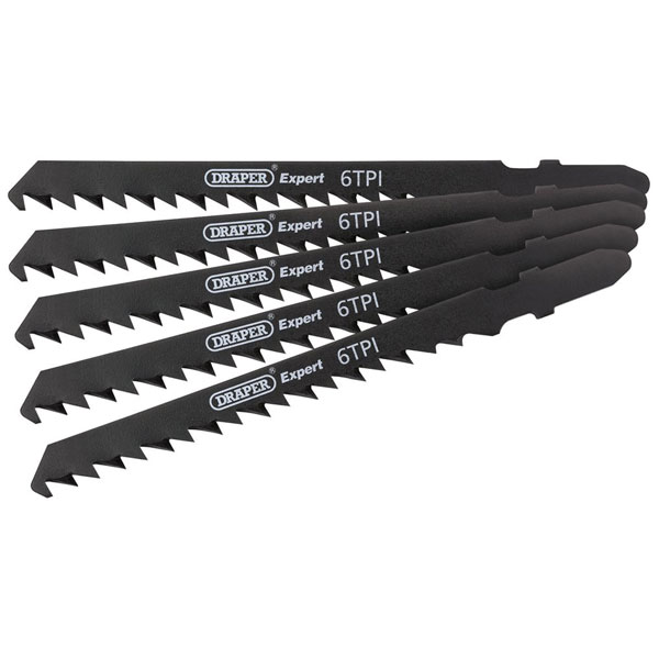 Draper 81726 DT144DP 100mm Jigsaw Blade Set (5 Piece)