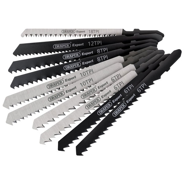 Draper Expert 81735 Assorted Jigsaw Blade Set (10 Piece)