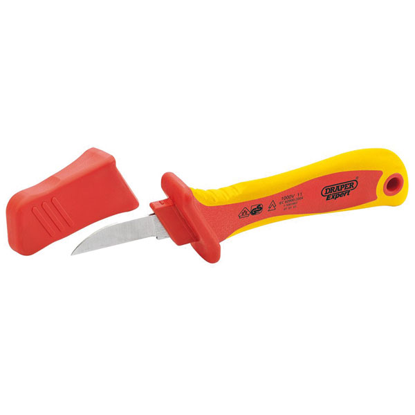Draper Expert 04615 VDE Fully Insulated Cable Knife (200mm)