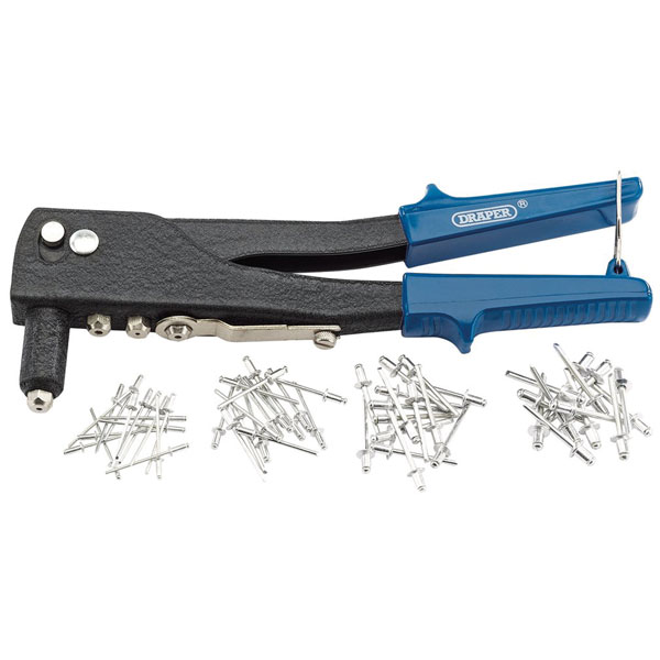 Click to view product details and reviews for Draper 27847 Hand Riveter Kit For Aluminium Rivets.