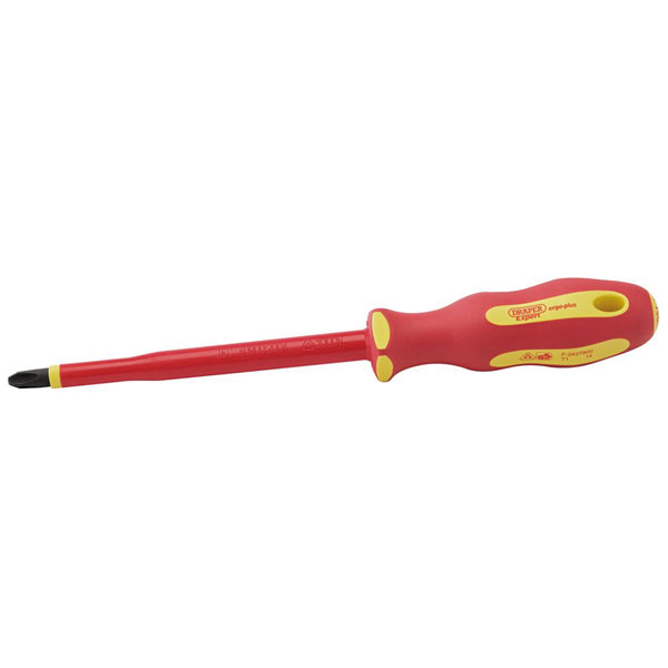 Draper 64432 XP1000 VDE Cross Slot Screwdriver No.2 x 100mm