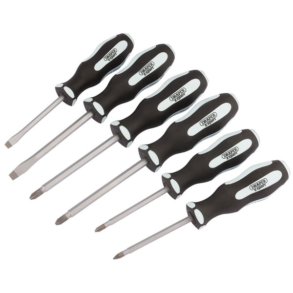 Draper 6 Piece Pound Thru Soft Grip Screwdriver Set - Image 7