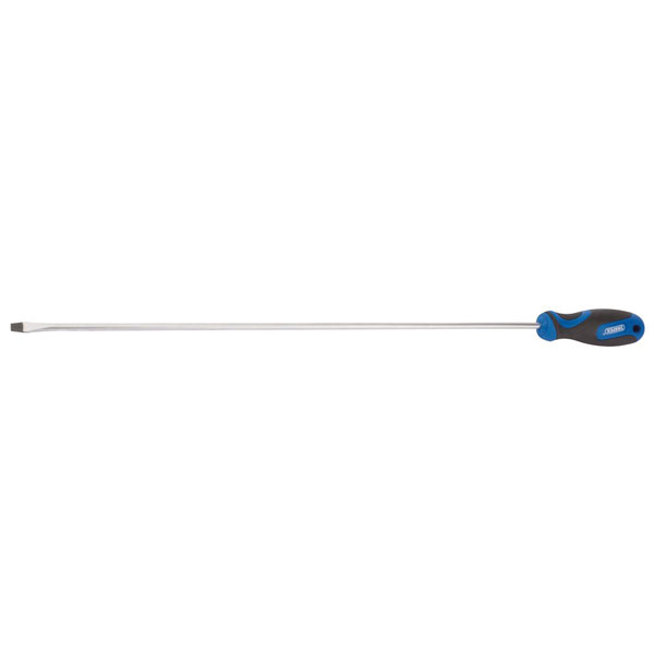 Draper 53508 6.0 x 450mm Plain Slot Screwdriver with Soft Grip Handles
