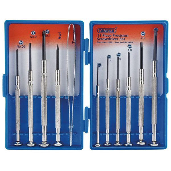 Draper 15631 Precision Screwdriver Set (11 Piece)