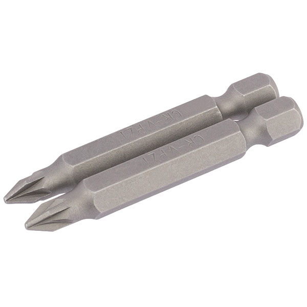 Draper 64281 No.1 1/4" Hex PZ Type Insert Bit 50mm Long x 5