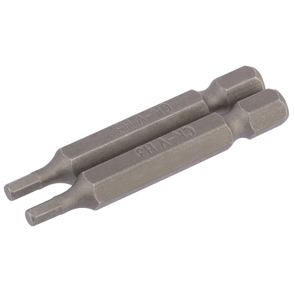 Draper 64375 6mm 1/4" Hex Hexagonal Insert Bit 100mm Long x 1