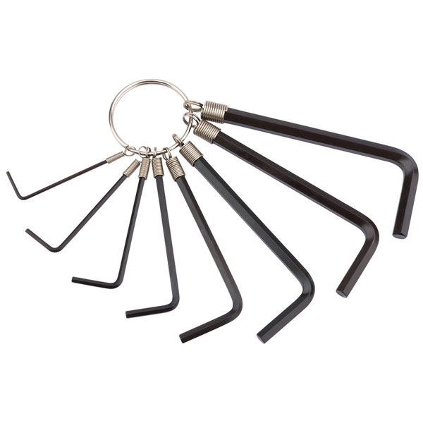 Draper 33652 Metric Hexagon Key Set (8 Piece)