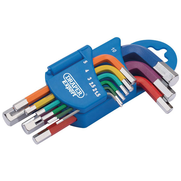 Click to view product details and reviews for Draper Expert 66126 Metric Coloured Short Arm Hexagon Key Set 9 P.