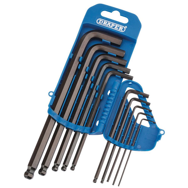Click to view product details and reviews for Draper 33716 Imperial Hexagon And Ball End Hexagon Key Set 10 Piece.