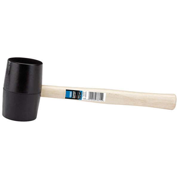 Draper 78614 Rubber Mallet With Hardwood Shaft (620G - 24oz)