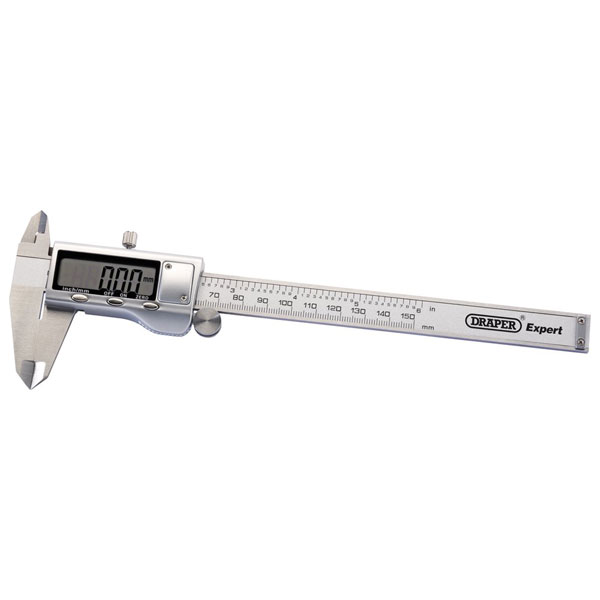 Draper Expert 80859 Dual Reading Digital Vernier Caliper (150mm)