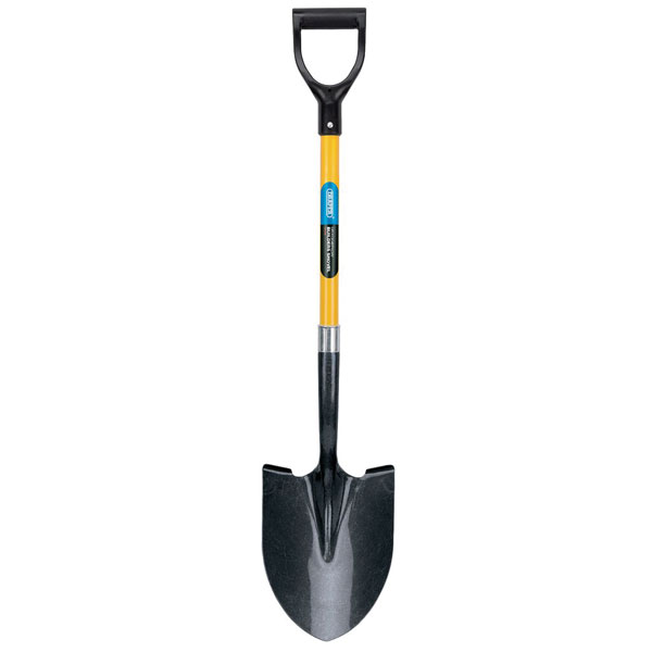 Click to view product details and reviews for Draper 43216 Round Point Shovel With Fibreglass Shaft.