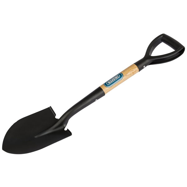  15072 Round Point Mini Shovel with Wood Shaft