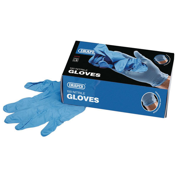  63758 Large Nitrile Gloves (Box of 100)