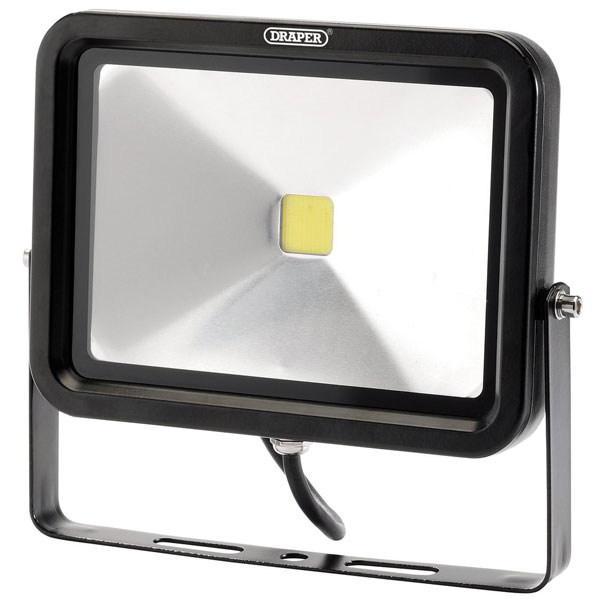 Draper 66032 10W COB LED Slimline Wall Mounted Floodlight - 700 Lm