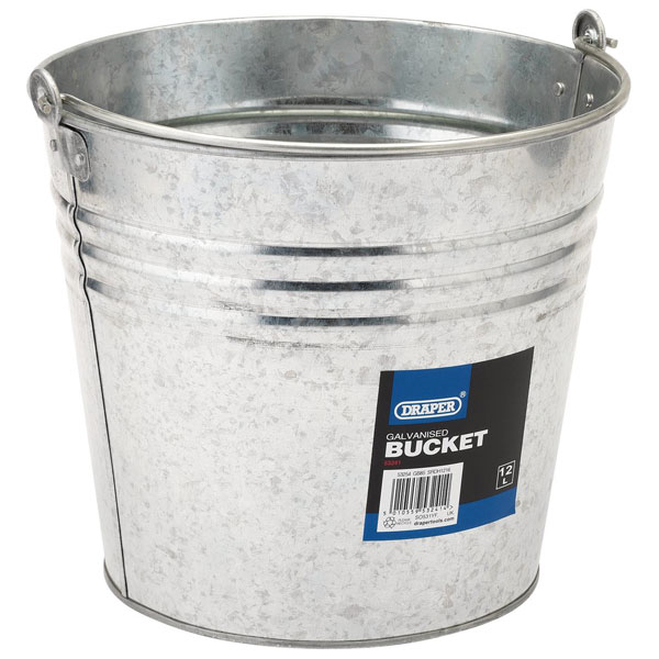  53241 Galvanised Steel Bucket (12L)