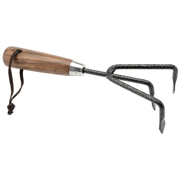 Draper 14316 Carbon Steel Heavy Duty Hand Cultivator with Ash Handle