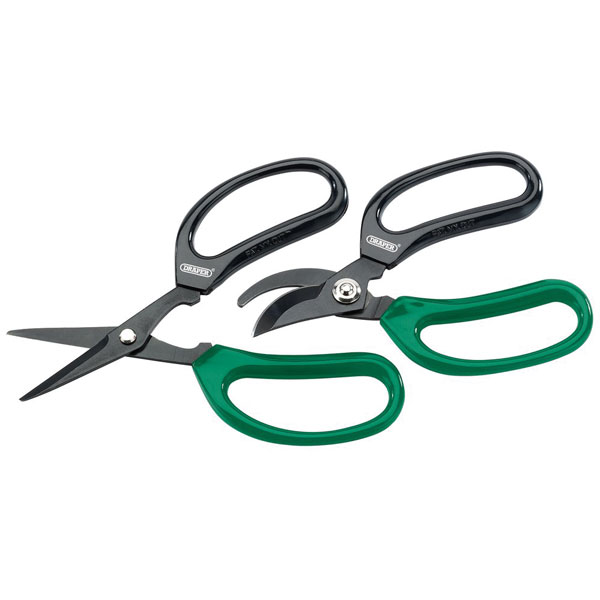 Draper 18299 Soft Grip Garden Scissor Set (2 Piece)
