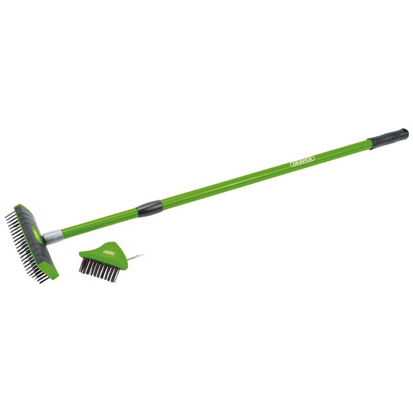 Draper 58683 Paving Brush Set with Twin Heads and Telescopic Handle