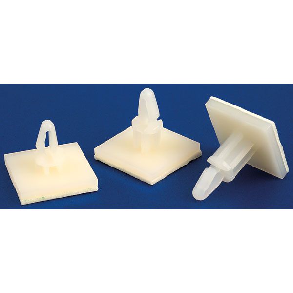 R-TECH 524364 Self Adhesive Nylon PCB Pillars 12.8mm - Pack Of 50