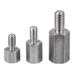 R-TECH	 Hexagonal M3 Threaded M-F A2 Stainless Steel Pillars - 5.5mm AF