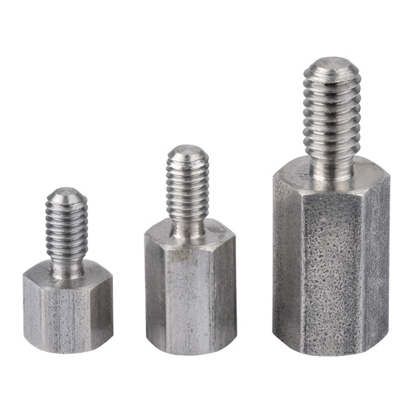 R-TECH 524399 Hex Threaded M-F A2 St/St Pillar 7mm A/F M4 12mm - Pk 25