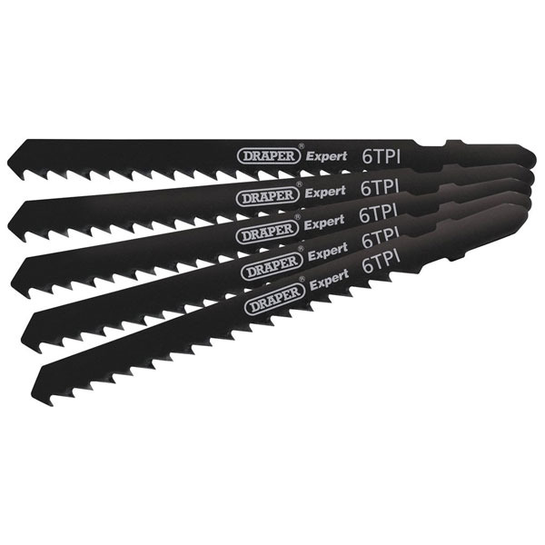 Draper 81725 DT144D 100mm Jigsaw Blade Set (5 Piece)