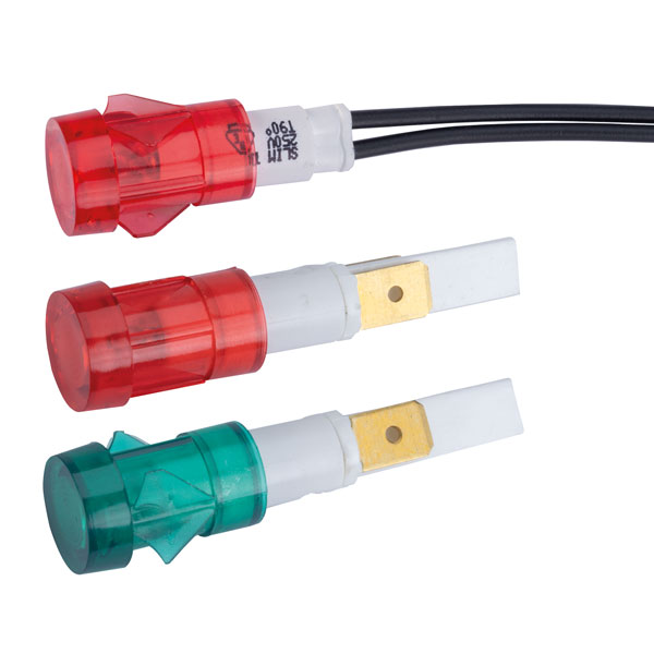 R-TECH 420010 RED 220V Panel Neon Indicator