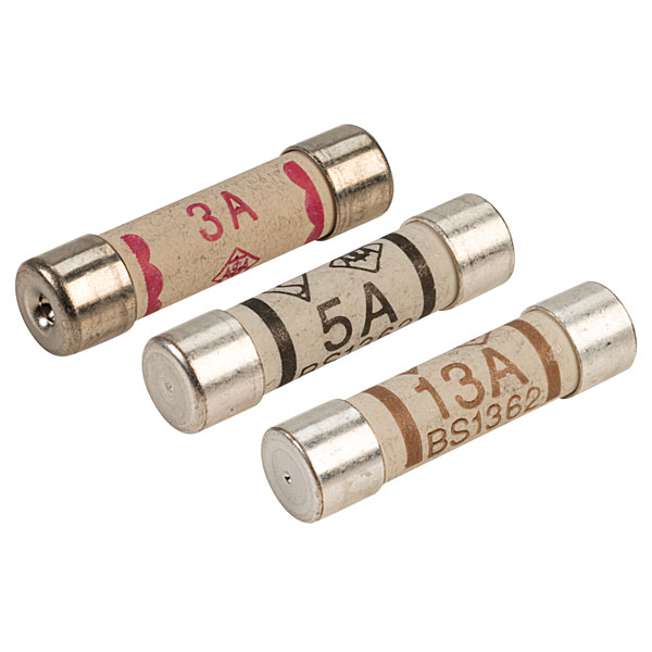 TruPower FU031 3A 1" Plug Top Mains Fuse