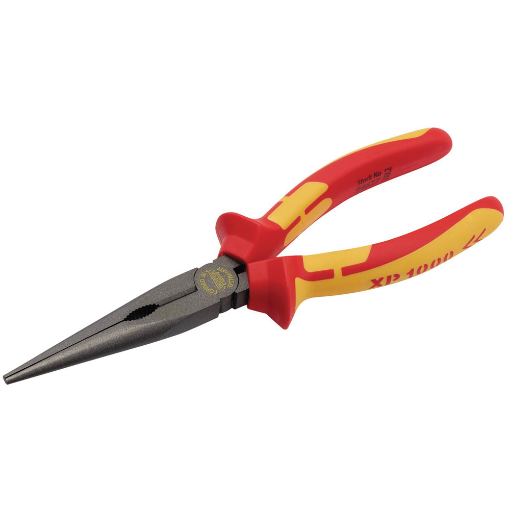 XP1000 VDE Long Nose Pliers 160mm | Rapid Electronics