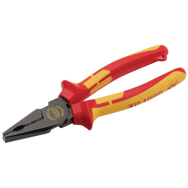 Click to view product details and reviews for Draper 99064 Xp1000 Vde Hi Leverage Combination Pliers 200mm Tethered.