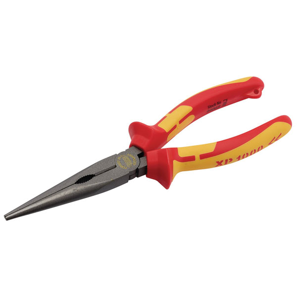 Click to view product details and reviews for Draper 99068 Xp1000 Vde Long Nose Pliers 200mm Tethered.