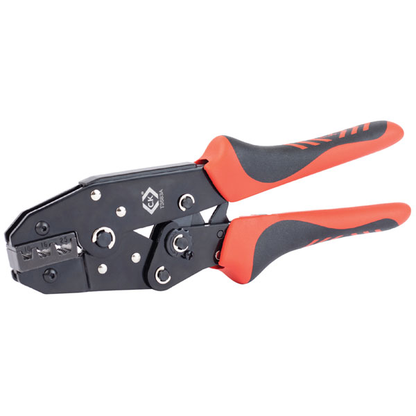  T3683A Ratchet Crimping Pliers For Bootlace Ferrules 10 - 25mm²