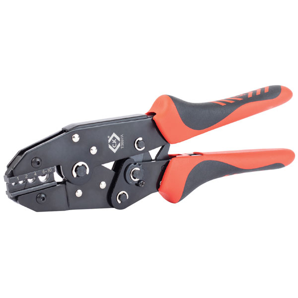 T3697A Ratchet Crimping Pliers For UnInsulated Terminals 1.5 - 10mm²