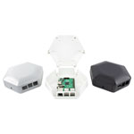 Hex-Box Pi 3 Ready Enclosure, Black