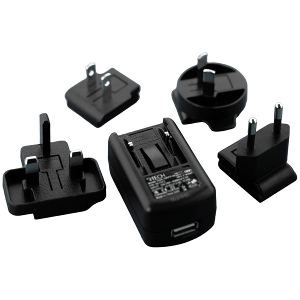 R-TECH 857074 AC/DC Adapter 5V DC 1A USB Multi Head