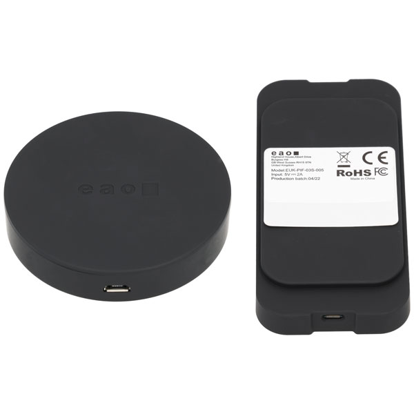  PIF-02T-005 EAO Series45 Round 5 Watt Inductive Charger, 5V Micro B