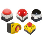 72mm Red E-stop Button Plastic Enclosed Twist Release