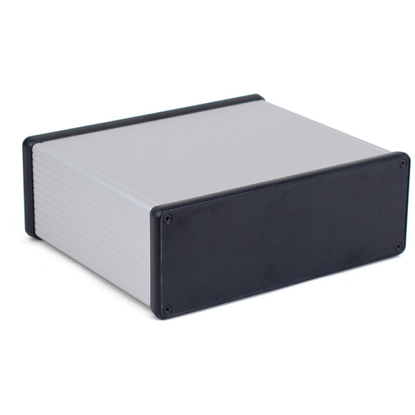 Hammond 1455U2202 Extruded Alum Enclosure Plastic Closed Bezels 22...